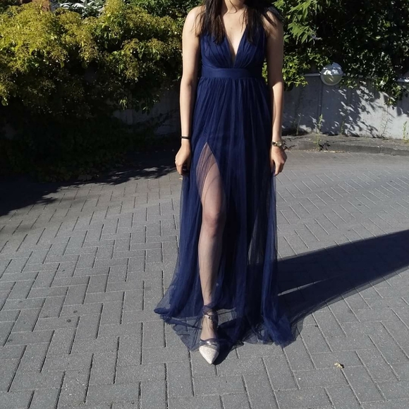 Mendocino Dark Blue Dress - Picture 3 of 3